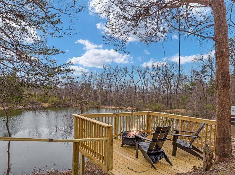 Lazy Lake 3Br Cabin W/ Mtn Views + Hot Tub +Wi-Fi Luray Exteriér fotografie